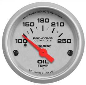 Ultra-Lite® Electric Oil Temperature Gauge 4347